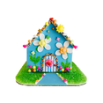 thumbnail image 6 of Bakery Bling Daisy Lane Insta-House Cookie Decorating Kit, Pre-Baked Cookie House with Royal Icing & Glittery Sugar Sprinkles, Spring Activity, No Baking Required, 6 of 6