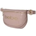 thumbnail image 2 of Bebe NEW Josephine Croco Convertible Sling Belt Fanny Pack / Sling Bag Purse Dusty Pink, 2 of 3