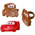 thumbnail image 3 of Race Car & Tow Truck Cupcake Rings – 12 Piece Mater & McQueen Cake Toppers, 3 of 3