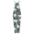 thumbnail image 4 of Generic Spaghetti Strap Bohemian Summer Jumpsuits for Women Casual Loose Jumpers with Pockets, 4 of 5