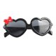 thumbnail image 1 of Gafas de Heart, accesorios para mujer, protección para gafas, gafas pequeñas de moda para mujer, disfraces, regalos de fiesta para niñas Negro Yinane Los anteojos, 1 of 8