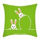 thumbnail image 5 of Funda de almohada 3Happy Easter, funda de almohada corta de huevo de conejito de peluche, fundas de cojín de 45x45cm para el hogar, dormitorio, oficina, sofá, decoración esquí esquí Gafas de esquí, 5 of 5