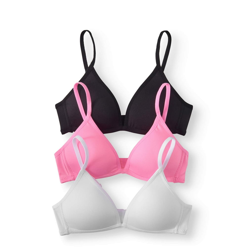 Maidenform Sweet Nothing Girls Wireless Bra, 3 Pack