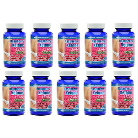MaritzMayer Raspberry Ketone Lean Advanced Weight Loss Supplement 60 Capsules Per Bottle Ten