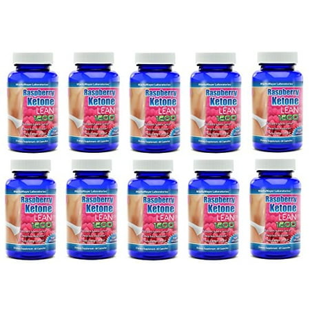 MaritzMayer Raspberry Ketone avancée Lean perte de poids supplément 60 capsules par bouteille Dix bouteilles