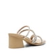 thumbnail image 4 of DREAM PAIRS Sandalias de Tacón Grueso con Tiras para Mujer Nude Talla 7, 4 of 5