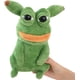 thumbnail image 5 of Peluche de rana soñolienta, lindo juguete, rana creativa, animales de peluche, rana verde, abrazo y abrazo con tela blanda y relleno, lindo regalo de muñecas de rana, 9.8 pulgadas (solo para mayores, 5 of 5