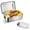 1200ml, variant on Stainless Steel Lunch Food Container Bento Boxes Metal Lunch Box Food Storage Container,Lockable Clips to Leak Proof - Dishwasher Safe - BPA free, 550 ml/18.6 oz, Topboutique