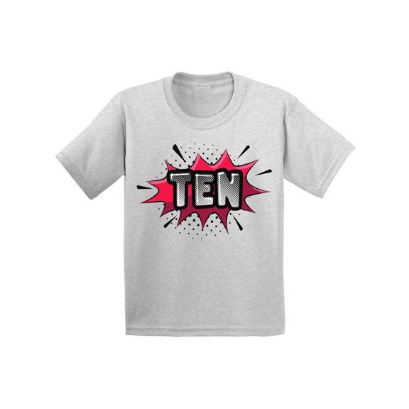 Awkward Styles 10th Birthday T-shirt Superhero Kids T Shirts