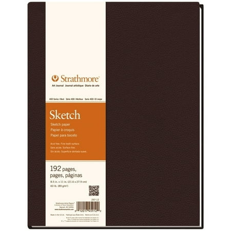 Strathmore Drawing Envelopes - Strathmore 400 Series Hard Bound Sketch Book, 60 pound, 8.5