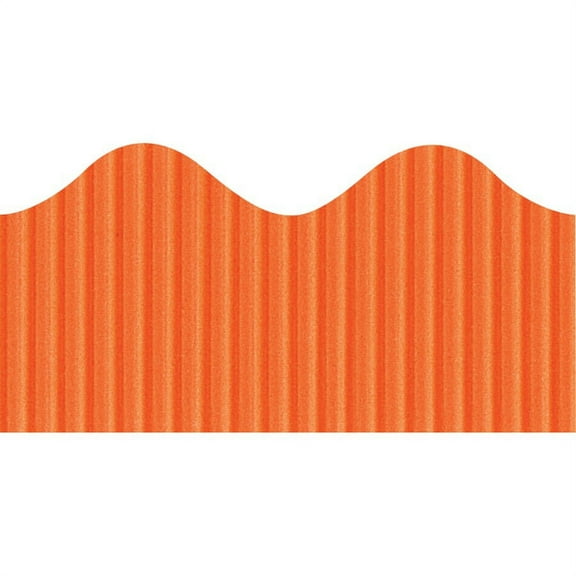 Bordette Decorative Border - Orange - 2.25" x 50' - 1 Roll/Pkg | Bundle of 5 Rolls