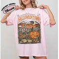 thumbnail image 2 of HD HANDICHI DESIGN Unisex Halloween Town University Cotton Crew Neck T-Shirt, 2 of 5