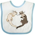 thumbnail image 3 of Inktastic Cute Ferret Heart Boys or Girls Baby Bib, 3 of 4