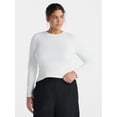 thumbnail image 2 of Avia Women's and Women's Plus Brushed Performance Top with Long Sleeves, Sizes XS-4X, 2 of 6