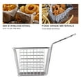 thumbnail image 2 of RENACLIPY Square Mesh Stainless Steel Frying Basket for Restaurant Use 1Set, 2 of 7
