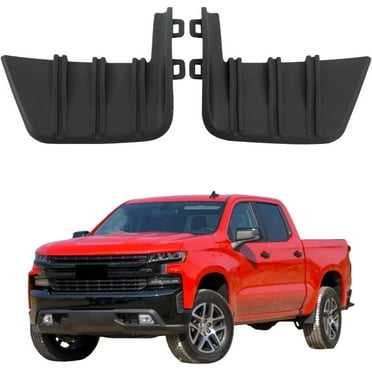 2Pcs Left Right Front Bumper Cover Trim Molding for 2019-2022 Chevy Silverado 1500