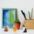thumbnail image 3 of Figura de gato en forma de M, modelo de animal, de plástico, para decoración de escritorio, rompecabezas, juguetes para niños, gatito realista, 3 piezas, 3 of 6