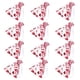 thumbnail image 5 of GOOHOCHY 100 bolsitas de organza con forma de corazón para joyería, dulces, con cordón., 5 of 8
