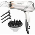 thumbnail image 1 of Revlon 1875W Infrared Hair Dryer with Hair Clips, 1 of 2