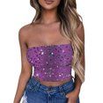 thumbnail image 1 of Tube Tops, Womens Printed Strapless Yoga Exercise Chest Wrap Pullover, 1 of 4
