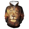 thumbnail image 4 of Sudadera con capucha con estampado de animales y león para hombre, sudaderas con capucha de moda con estampado digital, sudaderas casuales holgadas de gran tamaño, 4 of 5