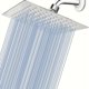 thumbnail image 4 of 1set Stainless Steel Square Rainfall Shower Head, High Pressure Rainfall Shower Head, Minimalist 8in Shower Spray Nozzle For Bathroom, Bathroom Accessories, 4 of 4