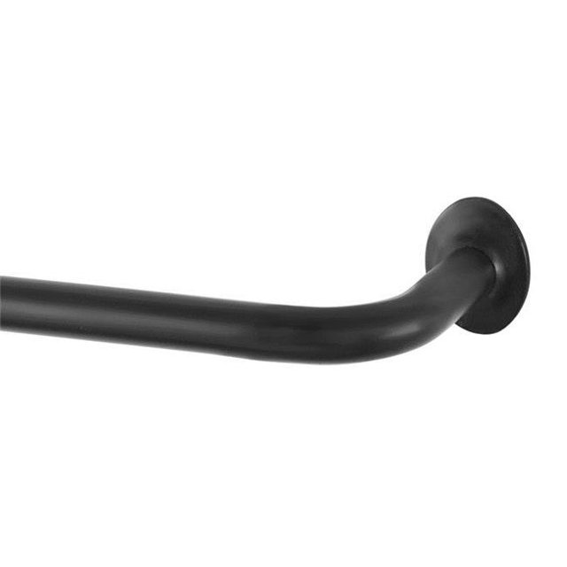 Tringle à Rideaux Assombrissante Noire Sun Zero 48 x 86 Po
