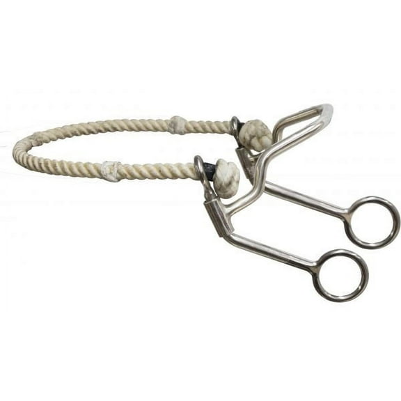 Showman Quick Stop With Rope Nose Hackamore