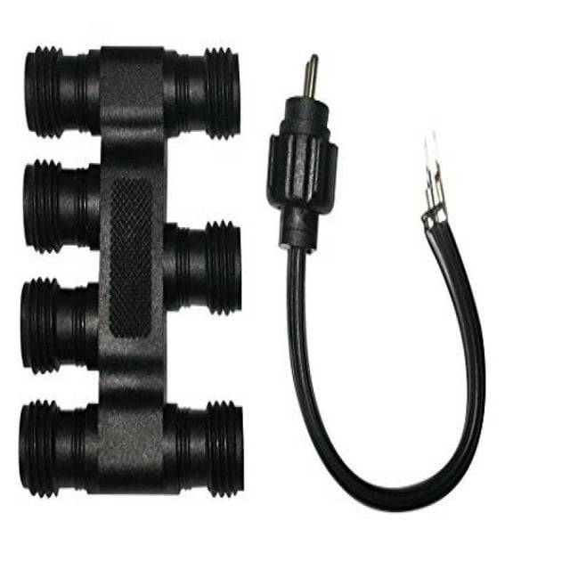 Alpine Corporation PL6 Raccord de Prise 6 Voies avec Cordon de Connexion de 7 Po