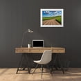 thumbnail image 3 of Eggers, Terry 18x15 White Modern Wood Framed Museum Art Print Titled - USA-Washington State-Palouse-Country Backroad through Spring wheat fields, 3 of 4