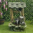 thumbnail image 6 of Alpine Corporation Polyresin Well Fountain with LED Lights, 6 of 11