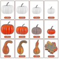thumbnail image 3 of Toyvian 1 Juego de Decoración de Calabazas Artificiales de Halloween Hojas de Arce Decoraciones de Mesa de Cosecha de Otoño para Fiesta de Acción de Gracias, 3 of 4