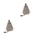 thumbnail image 4 of Billuyoard Bolsa de almacenamiento de alimentos para mascotas con gancho a presión Entrenamiento de animales pequeños Bolsa de lona plegable Gris Bolsa 2piezas, 4 of 6