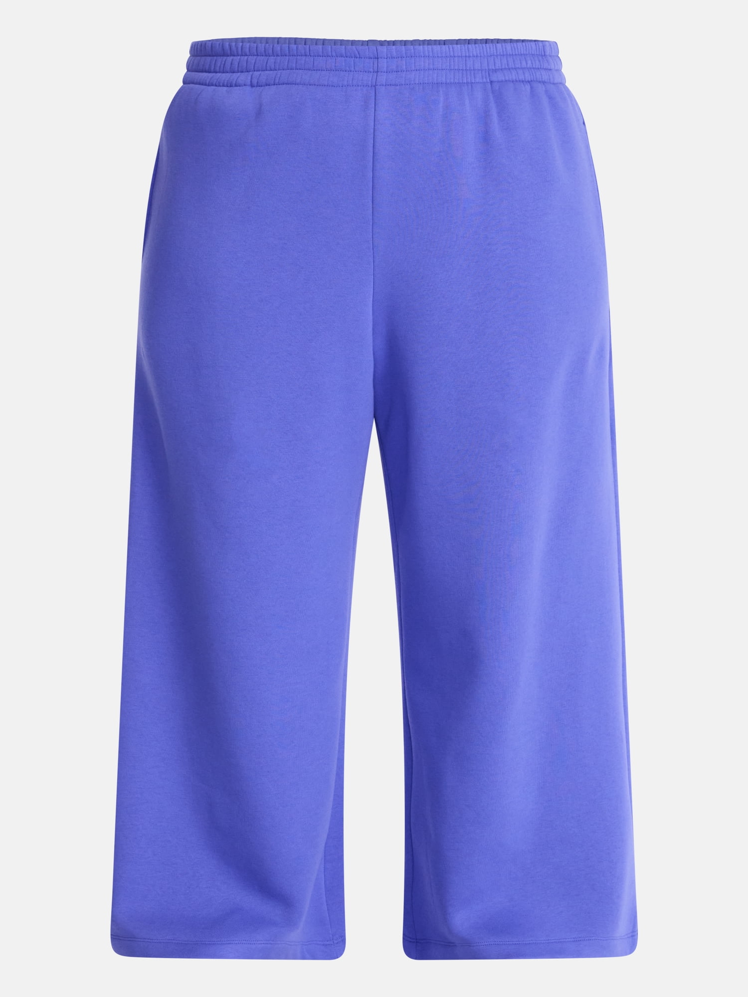 Terra & Sky Women's Plus Fleece Wide Leg Sweatpants, Sizes 0X-5X