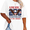 Bald Eagle 250th Anniversary, variant on Aiyino Christian Easter Graphic T Shirt, Flower Resurrection Collage, God Ain't Finished With Me Yet, Jesus Shirt Design For Women Summer Tops