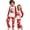 Red HO HO HO, variant on WIBACKER Kids Christmas Santa Claus Pajamas Long Sleeve Holiday Pjs Set Toddler Boys Girls Xmas Jammies 2-14 Years