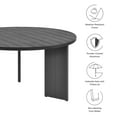 thumbnail image 2 of Tahoe Dining Table in Gray, 2 of 8