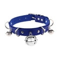 thumbnail image 3 of Rongfmy Collier Ras-de-Cou Goth Ras-de-Cou Bijoux de Cosplay pour Carnaval Festival Spectacles sur Scène Bleu Foncé, 3 of 9