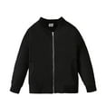 thumbnail image 2 of QIPOPIQ Toddler Kids Baby Boys Girls Fashion Long Sleeves Zipper Solid Color Pocket Jacket Coat, Clearance, 2 of 9