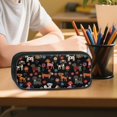 thumbnail image 6 of DISNIMO Dogs Floral Printed School Backpack for Kids Boys, 3pcs Backpack Set with Lunch Box & Pencil Pouch, Large 17 Inch Bookbag Travel Daypack for Elementary Primary Middle School Students, 6 of 7