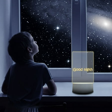 

MARCUVMK Note Board Creative Led Night Light Usb Message Board Holiday Lights with Pen Gift Children Girlfriend Decoration Children Night Light Writing Light with Pen 3ml Kitchen Home Appliances