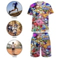 thumbnail image 4 of Boys Kirby Short Sleeve Mesh T-Shirt And Shorts Outfit Set Summer Clothes Set for Kids, 4 of 7
