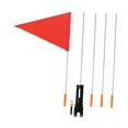 thumbnail image 2 of LOVIVER Bike Flag with Pole Tent for for Chairwheels Golf Cart Outdoor 35cm, 2 of 8