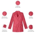 thumbnail image 4 of Panda Uniform by HeedFit 29" Medical Lab Coat for Women – XS Red, 4 of 7