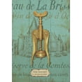 thumbnail image 2 of Brissonnet, Daphne 14x18 White Modern Wood Framed Museum Art Print Titled - Antique Corkscrew III Blue, 2 of 4