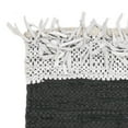 thumbnail image 4 of SAFAVIEH Vintage Leather Horatio Braided Fringe Border Area Rug, Light Grey/Black, 2' x 3', 4 of 6