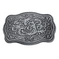 thumbnail image 2 of 2 uds Accesorio hebil de cinturón de vaquero occidental Tribal para hombre, aleación resistente al desgaste Soledad Hebilla de cinturón occidental Floral, 2 of 10