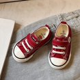 thumbnail image 1 of Zapatos de lona con velcro para niños, primavera, pequeños, grandes, para niños y niñas, zapatos de tabla para estudiantes, zapatos de bebé de suela blanda Tide, 1 of 6