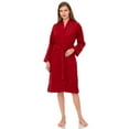 thumbnail image 5 of TowelSelections Women's Robe Turkish Cotton Soft Terry Kimono Bathrobe Small/Medium Red, 5 of 6