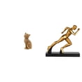 thumbnail image 1 of Figura de escritorio,Estatua de gato,linda decoración para estante o escritorio,Estatua del corredor,Estatua de corredor,escultura de arte abstracto,figura,Figura de personaje coleccionable, 1 of 8